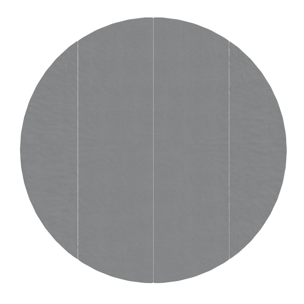 Vidaxx Schwimmbad-Bodenplane ø458 cm Polyester-Geotextil hellgrau