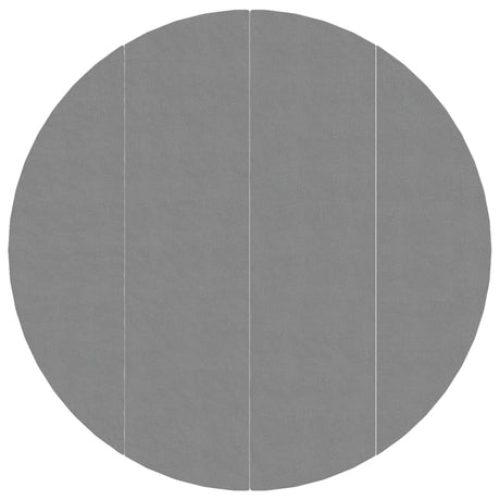 Vidaxx Schwimmbad-Bodenplane ø500 cm Polyester-Geotextil hellgrau