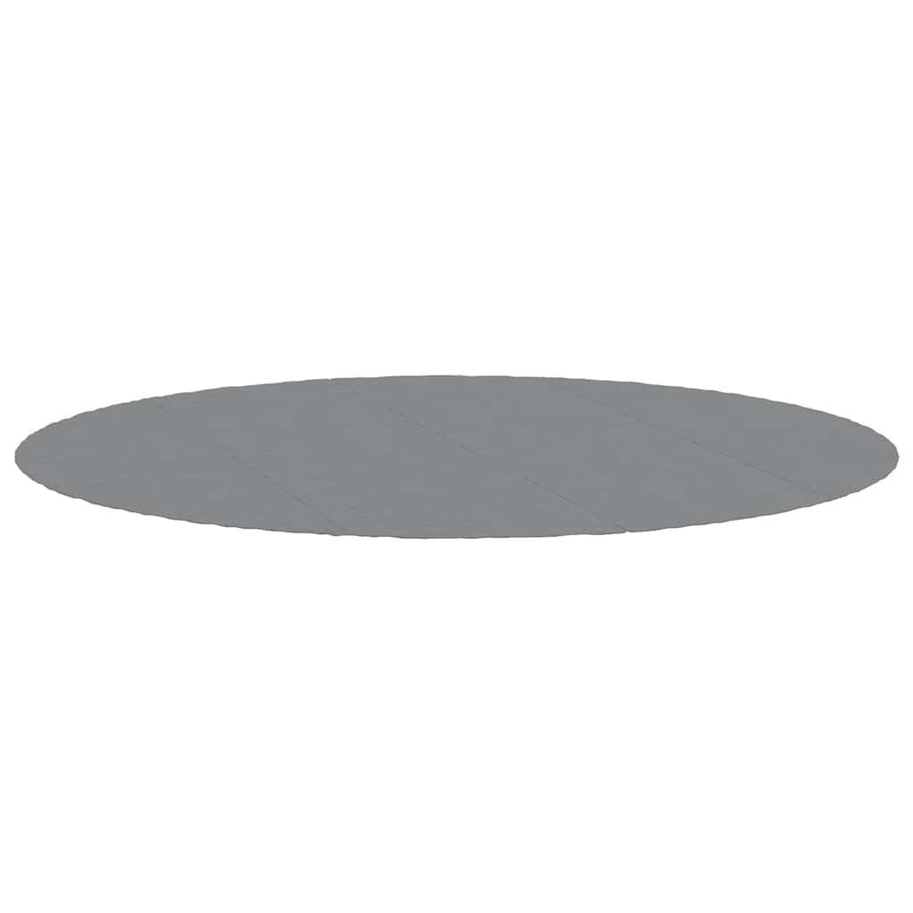 Vidaxx Schwimmbad-Bodenplane ø500 cm Polyester-Geotextil hellgrau
