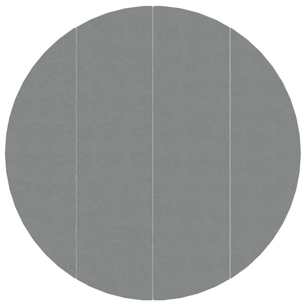 Vidaxx Schwimmbad-Bodenplane ø500 cm Polyester-Geotextil hellgrau