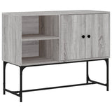 Vidaxl dressoir 100x40x79,5 cm bewerkt hout grijs sonoma eikenkleurig