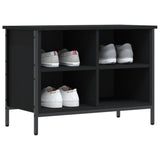 Vidaxx Schuhschrank 69x35x50 cm lackiertes Holz schwarz