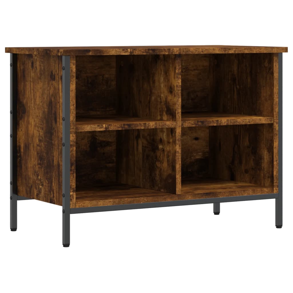 Vidaxx Schuhschrank 69x35x50 cm verarbeitetes Holz, geräucherte Eiche