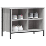 Vidaxx Schuhschrank 69x35x50 cm, Holzwerkstoff, Sonoma-Eiche grau