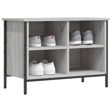 Vidaxx Schuhschrank 69x35x50 cm, Holzwerkstoff, Sonoma-Eiche grau