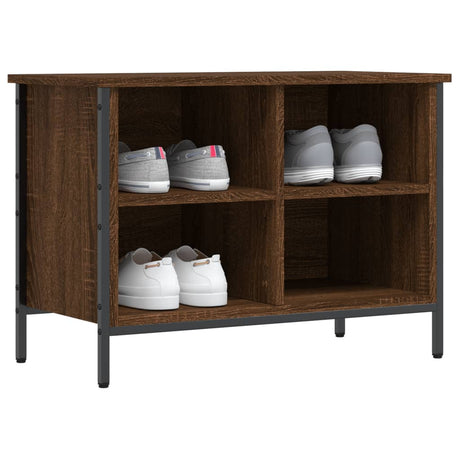 Vidaxx Schuhschrank 69x35x50 cm, fertige Holzfarbe, braune Eiche