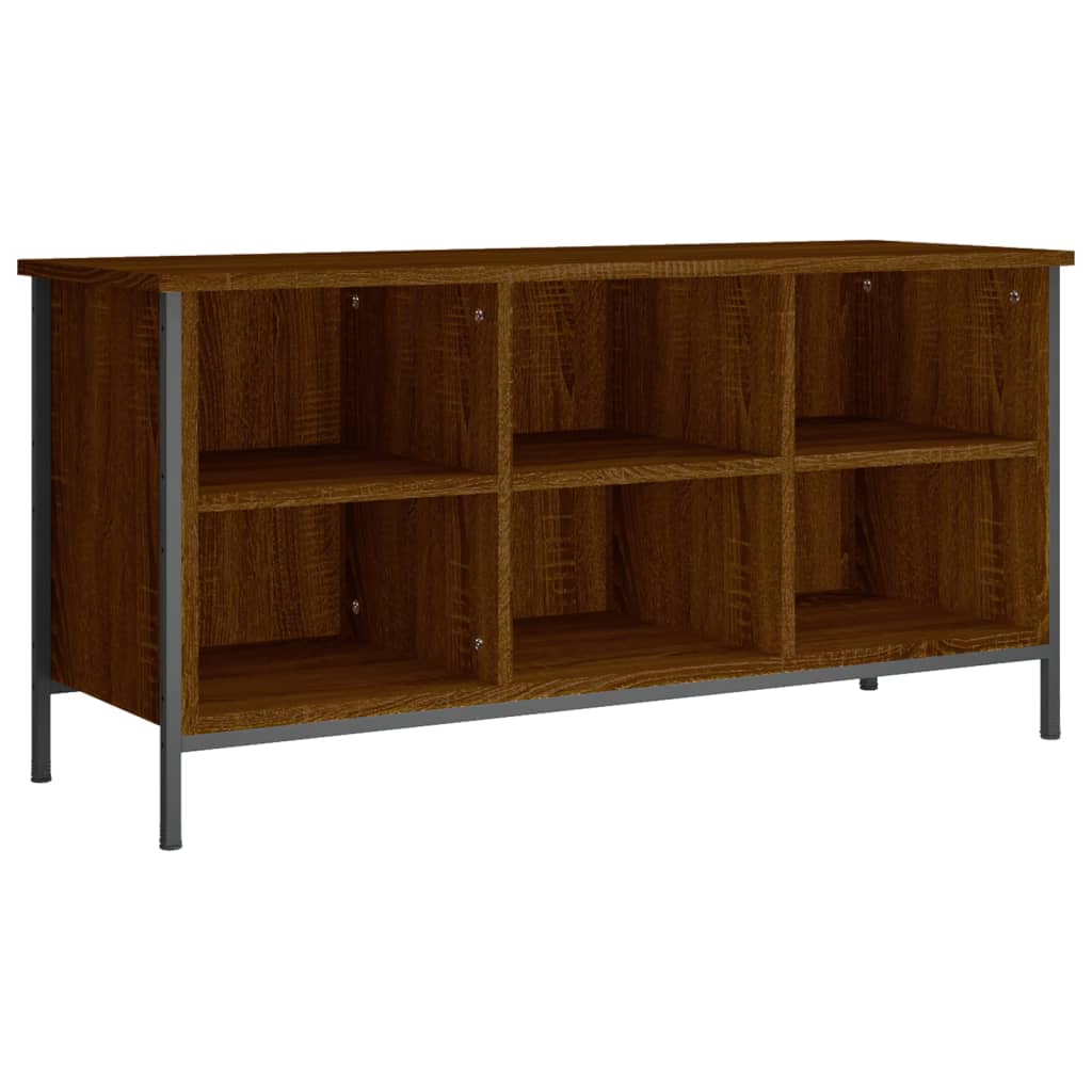 Vidaxx Schuhschrank 100 x 35 x 50 cm, fertige Holzfarbe, braune Eiche