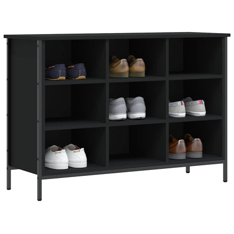 Vidaxx Schuhschrank 100x35x70 cm lackiertes Holz schwarz
