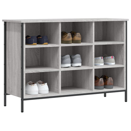 Vidaxx Schuhschrank 100x35x70 cm, Holzwerkstoff, Farbe Sonoma-Eiche grau