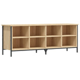 VidaXL Schuhschrank 131x35x50 cm Holzwerkstoff Sonoma-Eiche