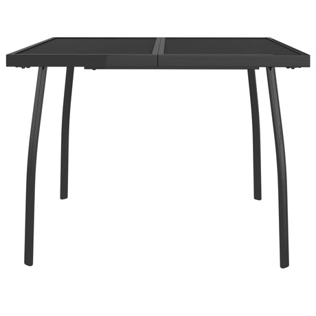 Vidaxl tuintafel 100x100x72 cm staalgaas antracietkleurig