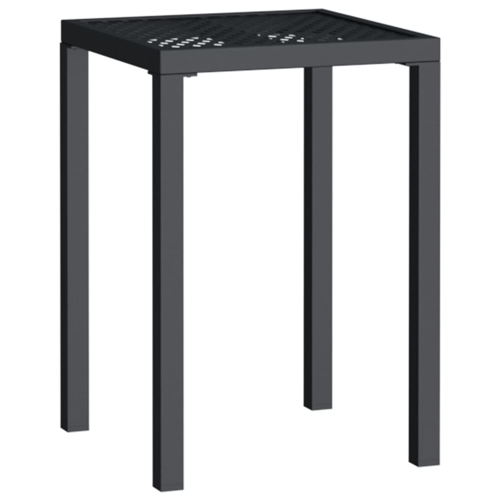 Vidaxl tuintafel 50x50x72 cm staal antracietkleurig