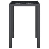 Vidaxl tuintafel 50x50x72 cm staal antracietkleurig