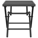 Vidaxl tuintafel 38x38x38 cm staalgaas antracietkleurig