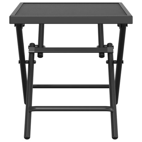 Vidaxl tuintafel 38x38x38 cm staalgaas antracietkleurig