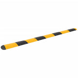 VidaXL Geschwindigkeitsschwelle 420x32,5x4 cm Gummi gelb und schwarz