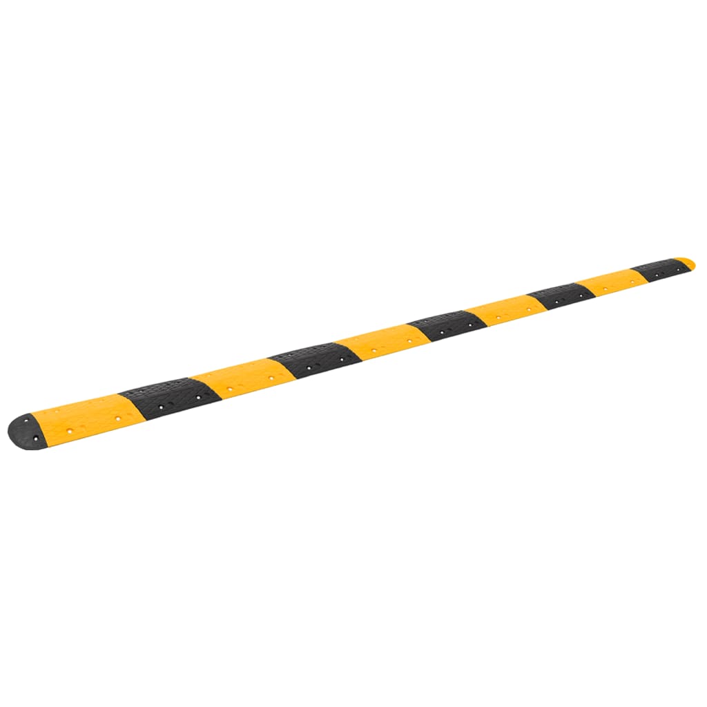 VidaXL Geschwindigkeitsschwelle 517x32,5x4 cm Gummi gelb und schwarz