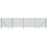 Vidaxxl Maschendrahtzaun 1,8x10 m verzinkter Stahl grün