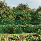 VidaXL Maschendrahtzaun 1,8x25 m verzinkter Stahl grün