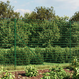 Vidaxxl Maschendrahtzaun mit Erdankern 1,6x10 m grün