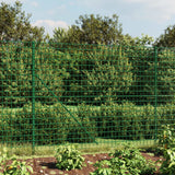 VidaXL Maschendrahtzaun mit Erdankern 2x25 m Grün