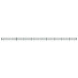 Vidaxxl Maschendrahtzaun mit Flansch 1,1x25 m grün
