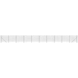 VidaXL Maschendrahtzaun 1,6 x 25 m, verzinkter Stahl, Farbe Anthrazit