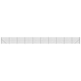 VidaXL Maschendrahtzaun mit Flansch 1,4x25 m Anthrazit