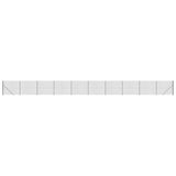 VidaXL Maschendrahtzaun mit Flansch 2,2x25 m Anthrazit