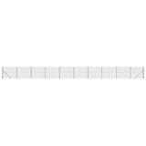 VidaXL Maschendrahtzaun mit Flansch 2x25 m Anthrazit