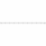 Vidaxxl Maschendrahtzaun mit Flansch 1,1x25 m Anthrazit