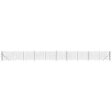 VidaXL Maschendrahtzaun mit Flansch 1,4x25 m Anthrazit