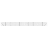 VidaXL Maschendrahtzaun mit Flansch 2,2x25 m Anthrazit