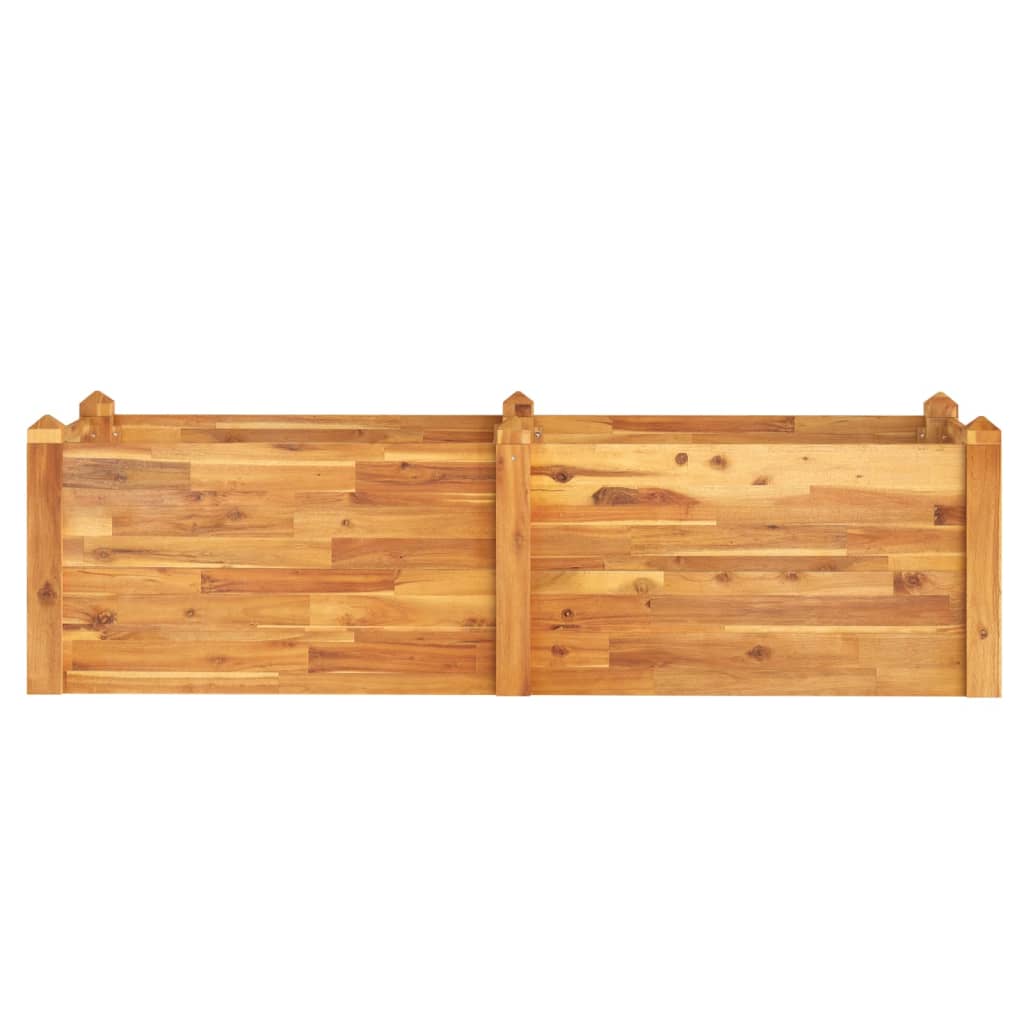 VidaXL Pflanzgefäß erhöht 160x60x44 cm aus massivem Akazienholz