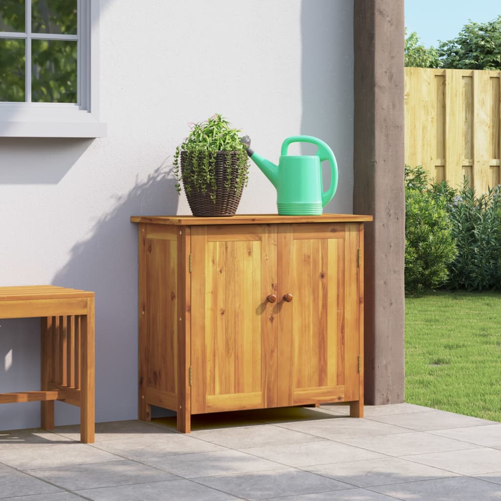 Vidaxl tuinkast 75x33x107 cm massief acaciahout