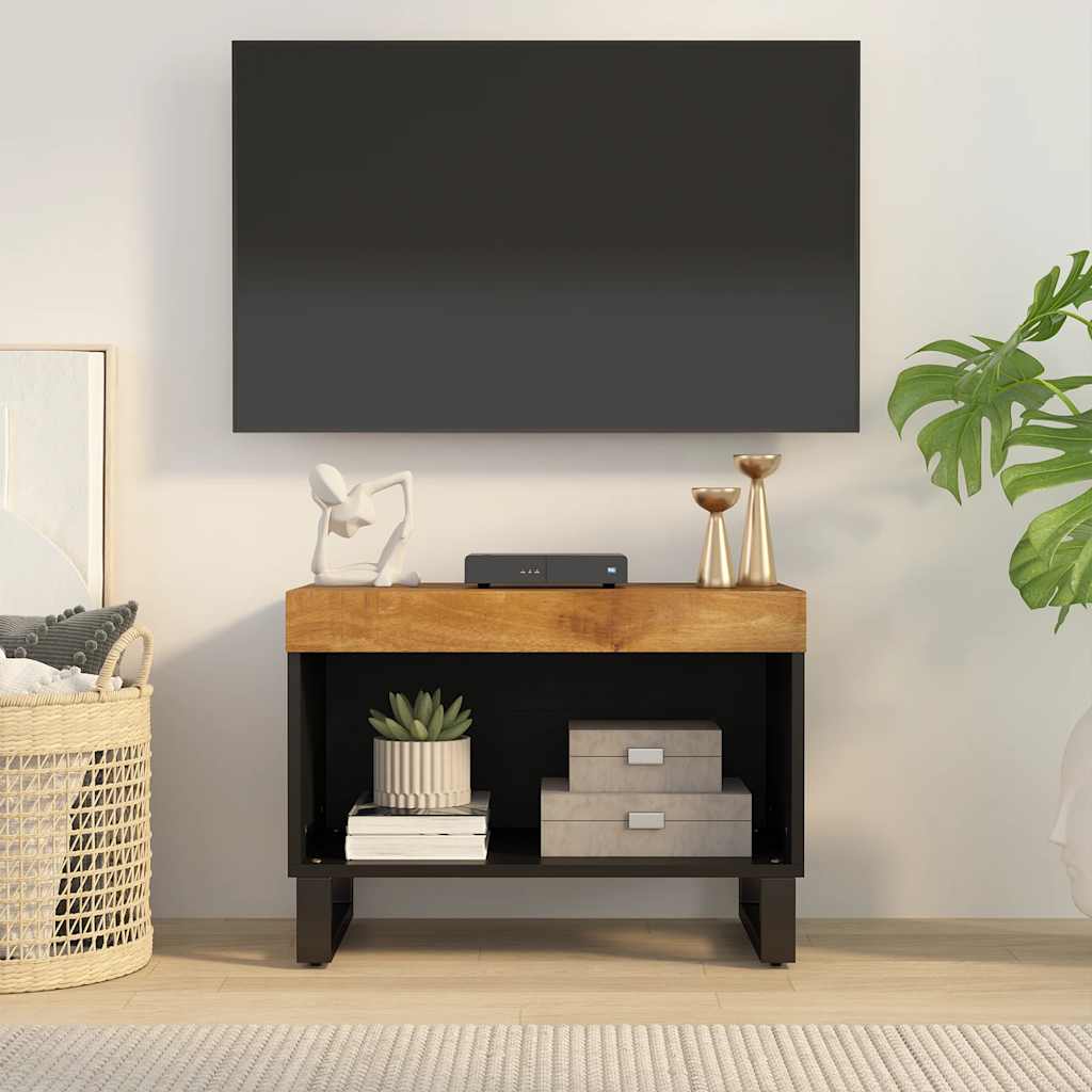 Vidaxl tv-meubel 60x33x43,5 cm massief mangohout