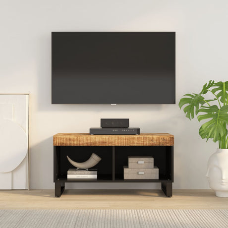 Vidaxl tv-meubel 85x33x43,5 cm massief mangohout