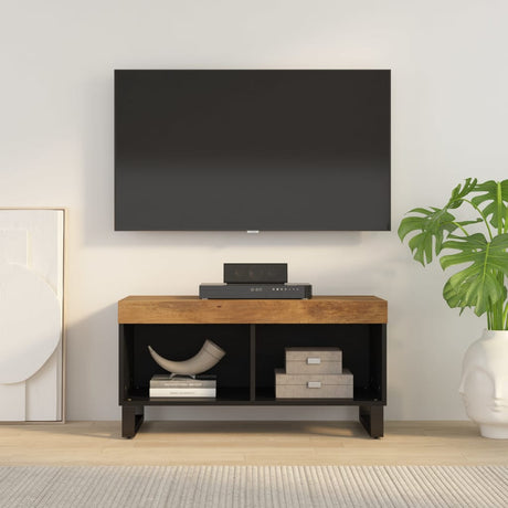 Vidaxl tv-meubel 85x33x43,5 cm massief mangohout