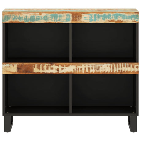 Vidaxl bijzetkast 85x33x75 cm massief gerecycled hout