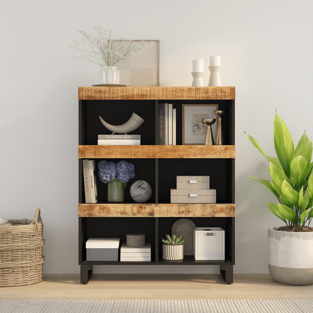 Vidaxl bijzetkast 85x33x107 cm massief mangohout