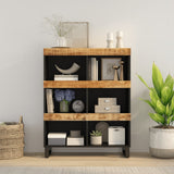 Vidaxl bijzetkast 85x33x107 cm massief mangohout