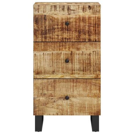 Vidaxl dressoir met 3 lades 40x33,5x75 cm massief mangohout