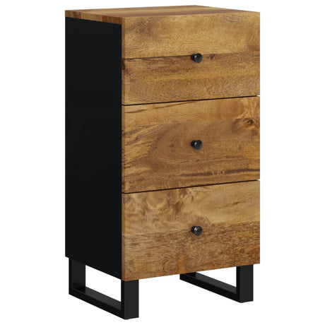 Vidaxl dressoir met 3 lades 40x33,5x75 cm massief mangohout