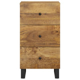 Vidaxl dressoir met 3 lades 40x33,5x75 cm massief mangohout