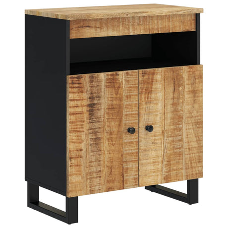 Vidaxl dressoir met 2 deuren 60x33x75 cm massief mangohout