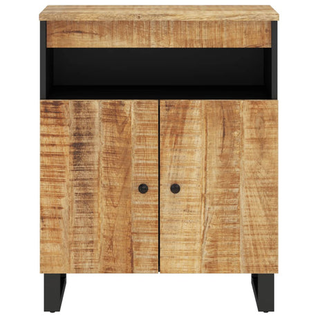 Vidaxl dressoir met 2 deuren 60x33x75 cm massief mangohout