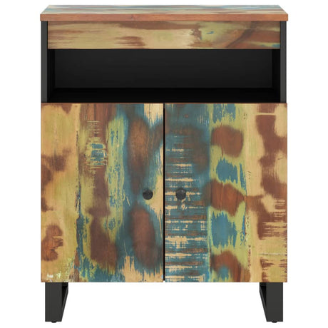 Vidaxl dressoir met 2 deuren 60x33x75 cm massief gerecycled hout