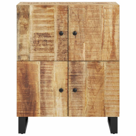 Vidaxl dressoir met 4 deuren 60x33x75 cm massief mangohout