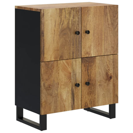 Vidaxl dressoir met 4 deuren 60x33x75 cm massief mangohout