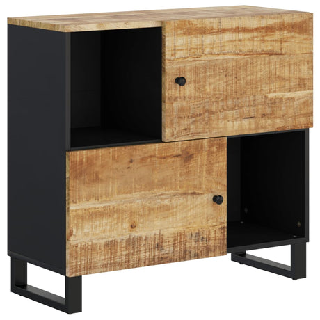 Vidaxl dressoir met 2 deuren 80x33x75 cm massief mangohout